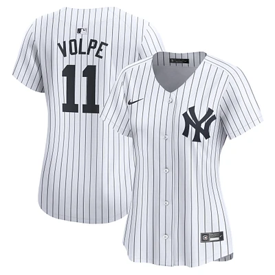 Maillot de joueur Nike Anthony Volpe pour femme, blanc, New York Yankees Home Limited Player