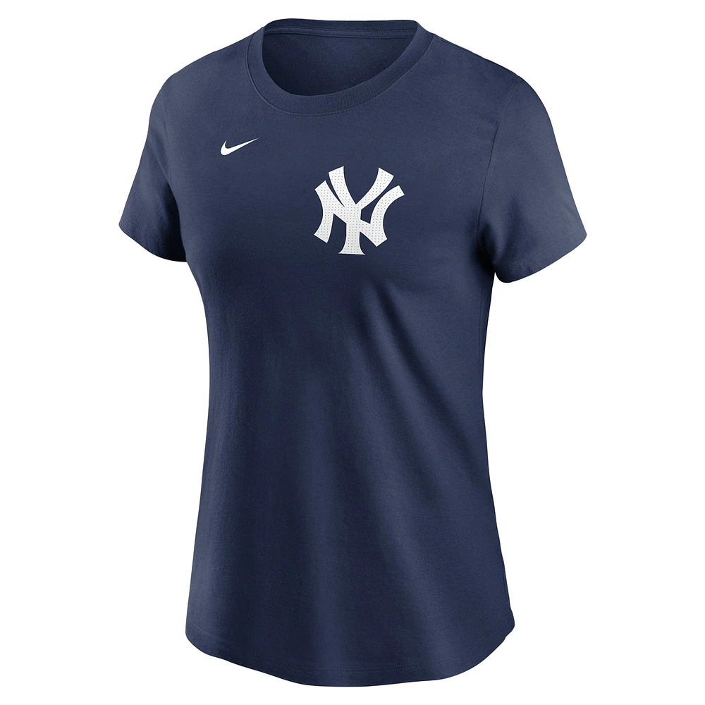 T-shirt Nike Cody Bellinger bleu marine pour femme avec nom et numéro Fuse des Yankees de New York