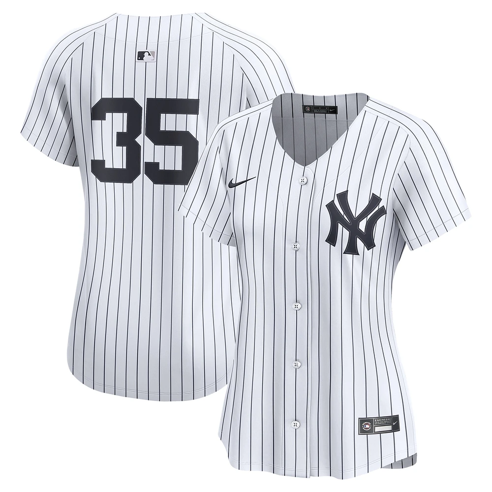 Maillot de joueur à domicile Nike Cody Bellinger blanc New York Yankees pour femme