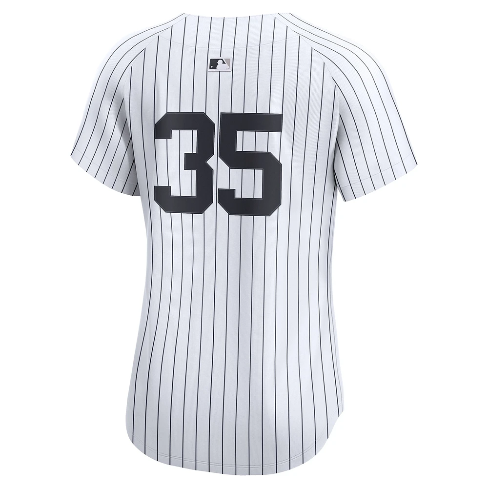 Maillot de joueur à domicile Nike Cody Bellinger blanc New York Yankees pour femme