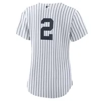 Nike Derek Jeter White And Navy New York Yankees Replica Jersey for Men