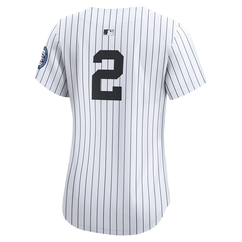 Women's Nike Derek Jeter White New York Yankees Home Limited Player Jersey