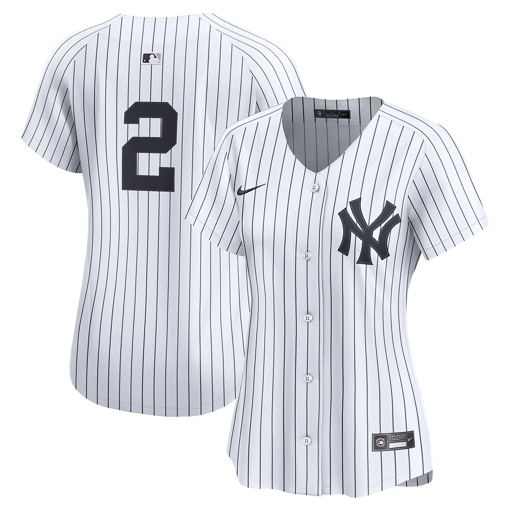 Women's Nike Derek Jeter White New York Yankees Home Limited Player Jersey