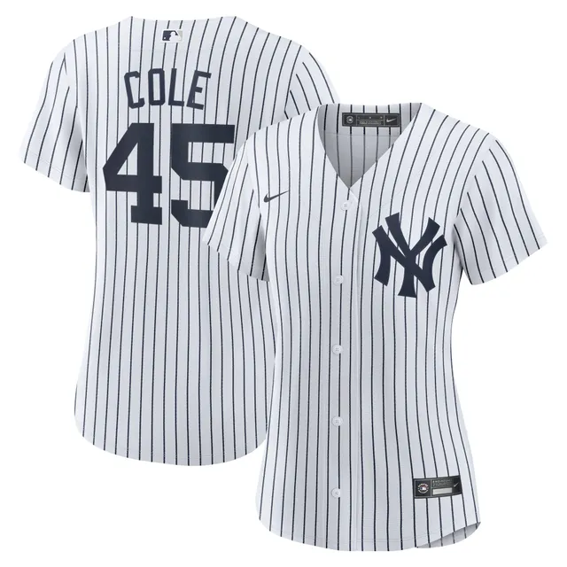 Men's Nike Gerrit Cole White New York Yankees Home Replica Player Name Jersey, L