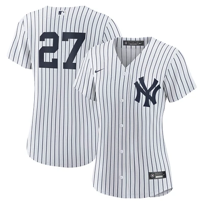 Maillot de joueur Nike Giancarlo Stanton blanc pour femme à domicile des Yankees New York