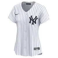 Maillot de joueur à domicile Nike Jazz Chisholm Jr. pour femme, blanc, New York Yankees, édition limitée