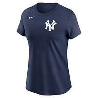 Women's Nike Max Fried Navy New York Yankees Fuse Name & Number T-Shirt