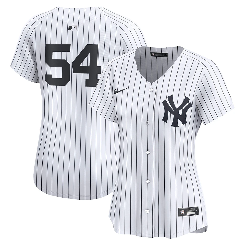 Maillot de joueur à domicile Nike Max Fried blanc New York Yankees pour femme