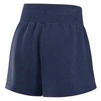 Short de détente Nike Phoenix Fleece bleu marine/blanc New York Yankees pour femme