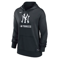 Women's Nike Navy New York Yankees Authentic Collection Performance Pullover Hoodie