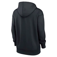 Women's Nike Navy New York Yankees Authentic Collection Performance Pullover Hoodie