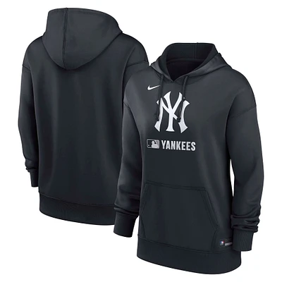 Women's Nike Navy New York Yankees Authentic Collection Performance Pullover Hoodie