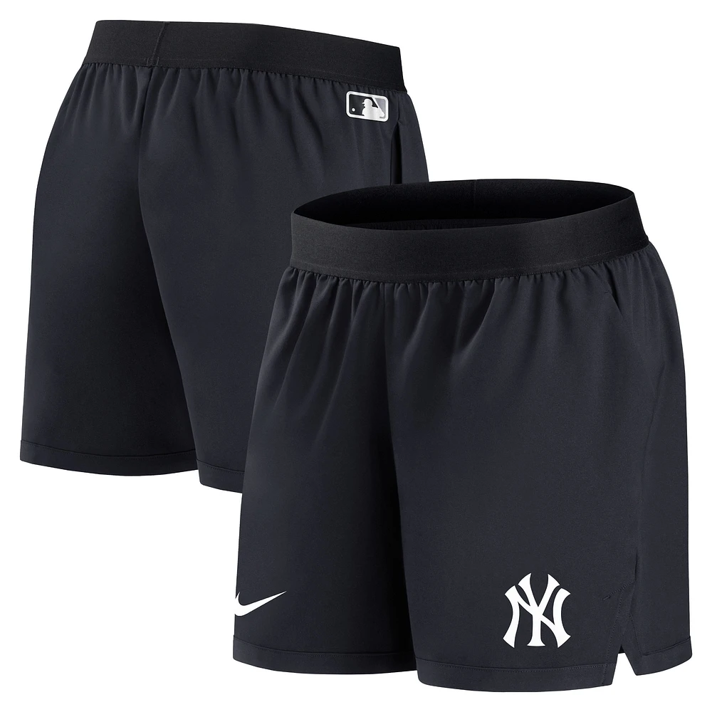 Short Nike New York Yankees Authentic Collection Team Performance pour femme - Bleu marine