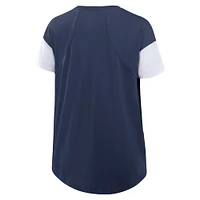 Women's Nike Navy New York Yankees Flowy Fashion T-Shirt