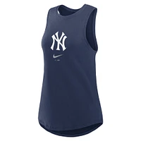 Women's Nike Navy New York Yankees Legacy Icon High Neck Performance Tank Top