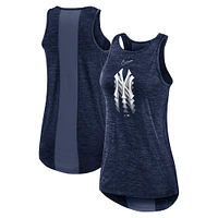 Débardeur Performance Nike New York Yankees Logo Fade pour Femme - Bleu Marine