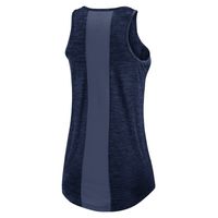 Women's Nike Navy New York Yankees Logo Fade High Neck Performance Tank Top