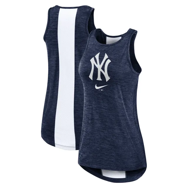 New York Yankees Nike Women's Mesh V-Neck T-Shirt - Navy