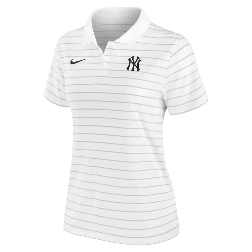 Women's Nike White New York Yankees Authentic Collection Victory Performance Polo