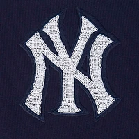 Women's Pro Standard  Navy New York Yankees Game Day Classics Baby Doll Cropped T-Shirt