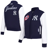 Veste universitaire en laine Game Day Classics Pro Standard bleu marine pour femme des Yankees de New York