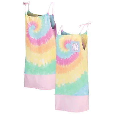 New York Yankees Refried Apparel Women's Tie-Dye Tank Dress