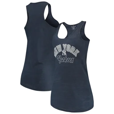 New York Yankees Soft as a Grape Women's Multicount Racerback Tank Top - Navy