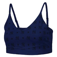 Women's Terez Navy New York Yankees Active Bra