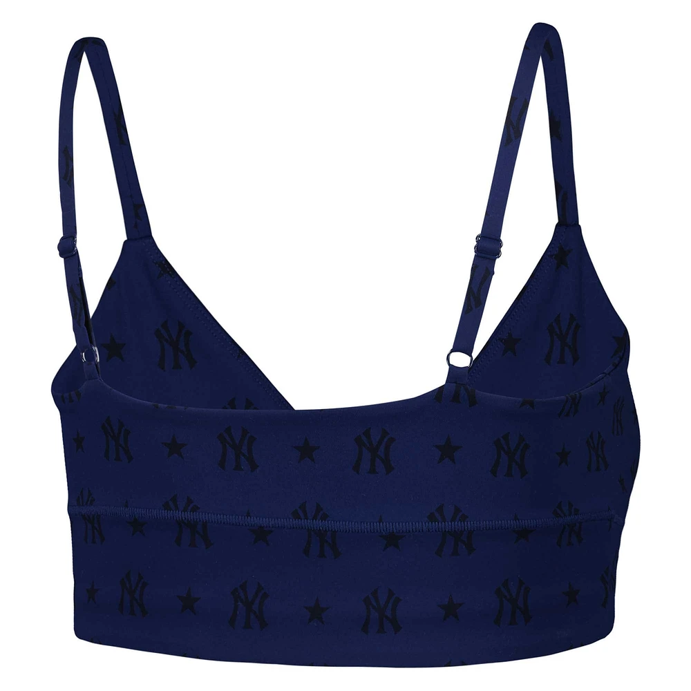 Women's Terez Navy New York Yankees Active Bra