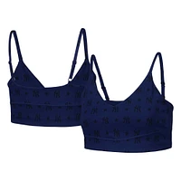 Women's Terez Navy New York Yankees Active Bra