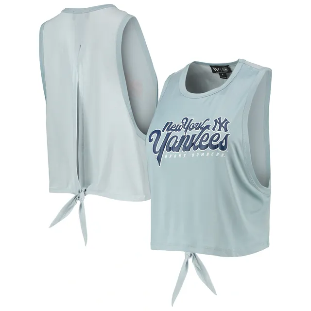 New York Yankees Women's Plus Size Scoop Neck Racerback Tank Top