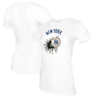 Lids New York Yankees Tiny Turnip Youth Baseball Crossbats T-Shirt - White