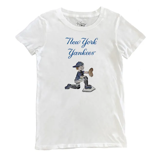 Toddler Tiny Turnip Navy New York Yankees Shark T-Shirt