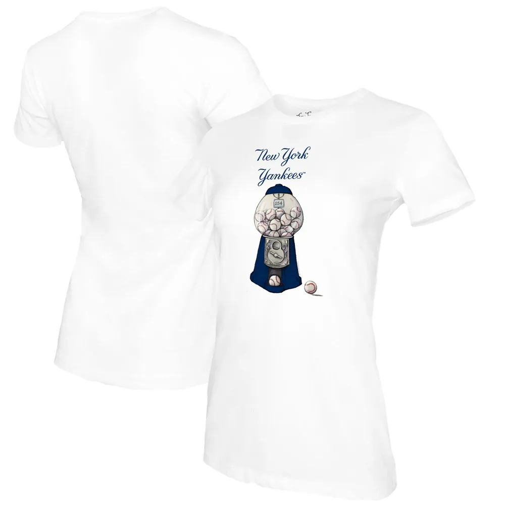 New York Yankees Women's Plus Size Colorblock T-Shirt - White/Navy