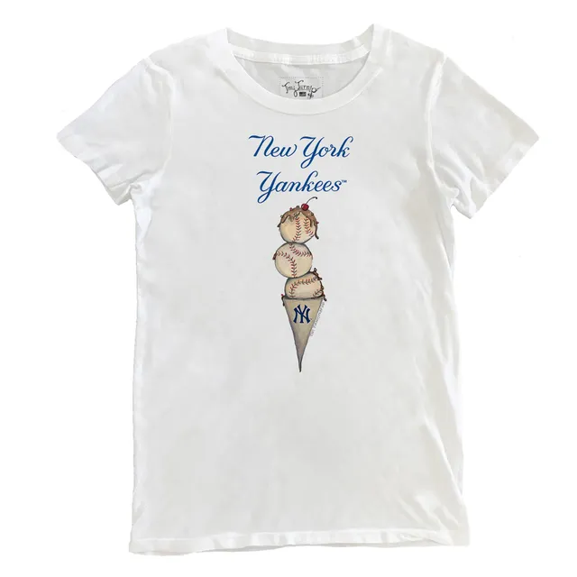 Lids New York Yankees Tiny Turnip Women's Mom T-Shirt - White