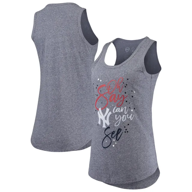 Lids Cleveland Indians Fanatics Branded Women's Plus Scoop Neck Racerback  Tank Top - Navy