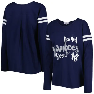 New York Yankees Touch Women's Free Agent Long Sleeve T-Shirt - Navy