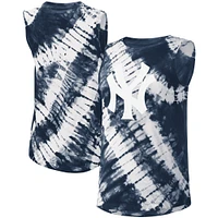 Débardeur tie-dye Touch Navy New York Yankees Money Ball pour femme