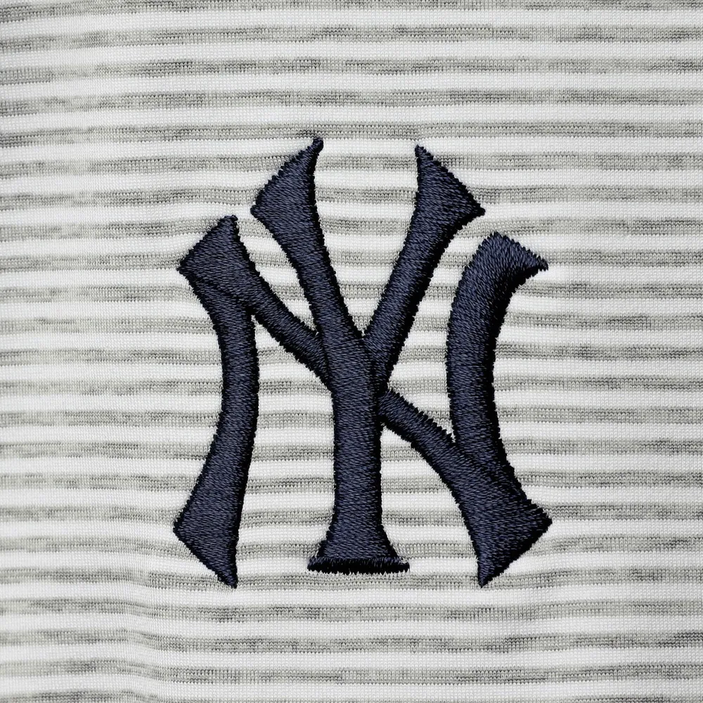 Haut à enfiler demi-glissière Sankaty Vineyard Vines gris chiné des New York Yankees pour femme