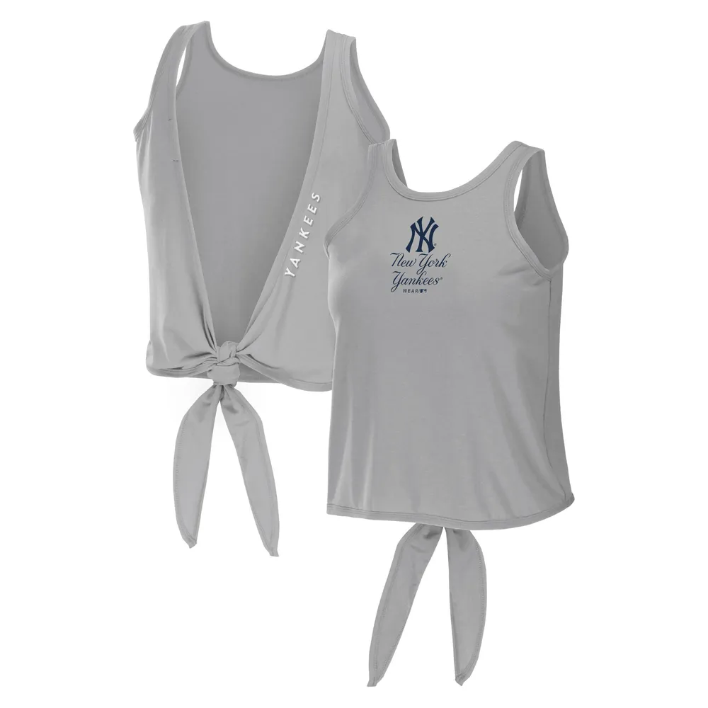 Open-back Camisole Top - Gray - Ladies
