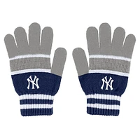 Women's WEAR by Erin Andrews New York Yankees Stripe Glove & Scarf Set