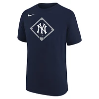 Youth Nike  Navy New York Yankees Icon Legend T-Shirt