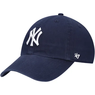 New York Yankees '47 Youth Team Logo Clean Up Adjustable Hat - Navy