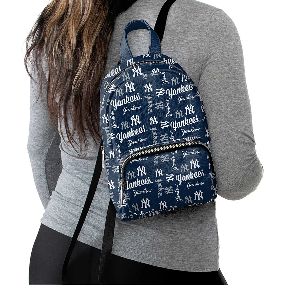 Mini sac à dos FOCO Navy New York Yankees Repeat Brooklyn pour jeune