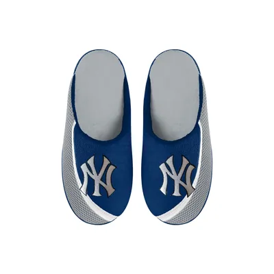 New York Yankees FOCO Youth Big Logo Color Edge Slippers