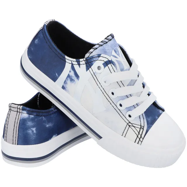 Youth Milwaukee Brewers FOCO Tie-Dye Canvas Sneakers