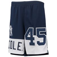 Youth Gerrit Cole Navy New York Yankees Pandemonium Name & Number Shorts