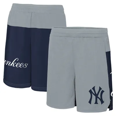 PROFILE Men's Profile Navy New York Yankees Big & Tall Mesh Shorts