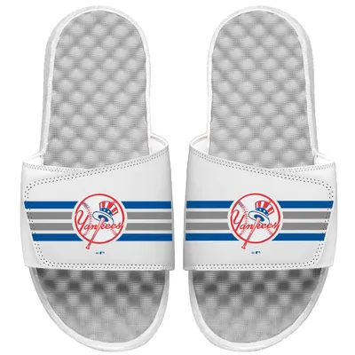 Men's ISlide Navy/Gray New York Yankees Slide Sandals