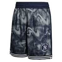 Youth Navy/Gray New York Yankees Outfielder Shorts